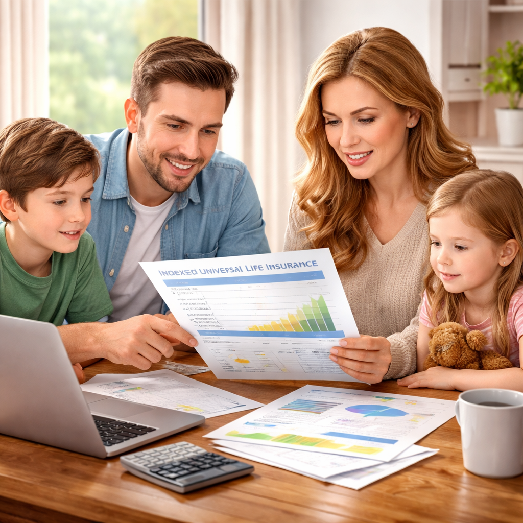"what is indexed universal life insurance explanation for families"