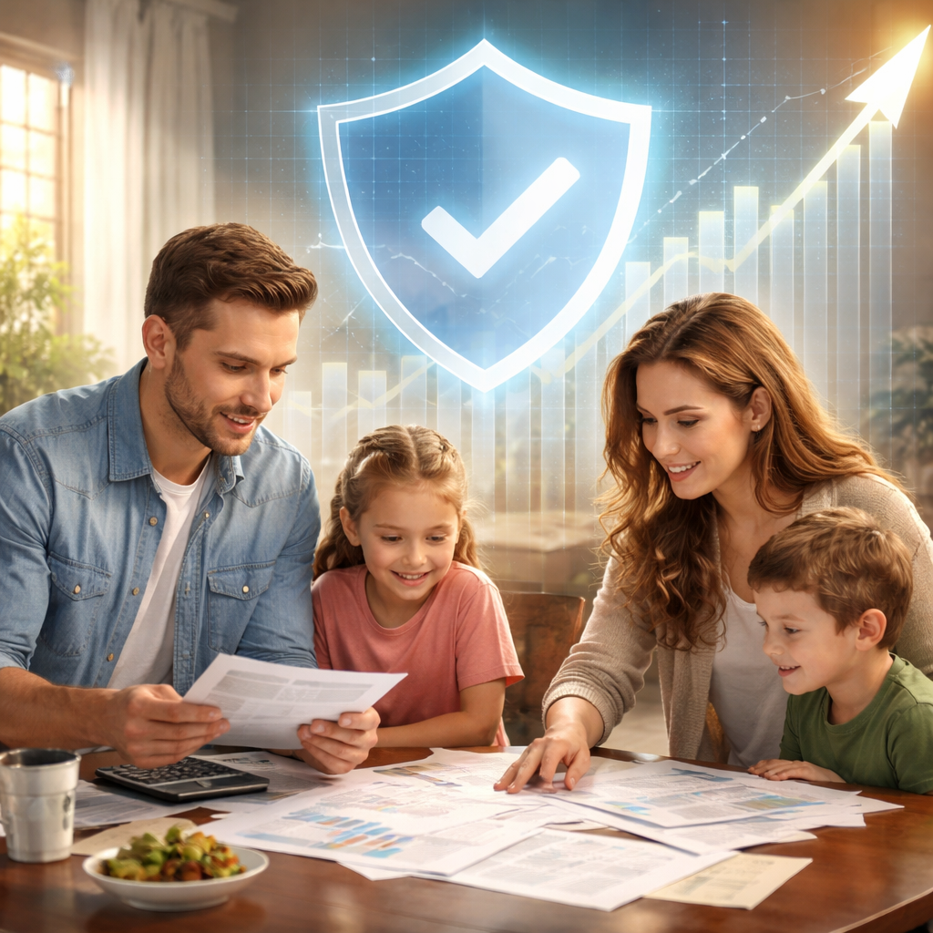 indexed universal life policy family planning visualization