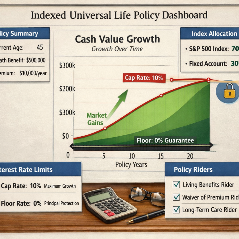indexed universal life policy visual guide