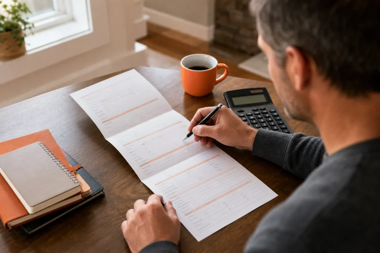 Reviewing the input pages of an IUL policy illustration.